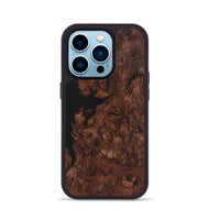 iPhone 14 Pro Wood Phone Case - Kass (Wood Burl, 728856)