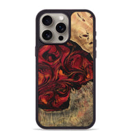 iPhone 15 Pro Max Wood Phone Case - Renaldo (Red, 728857)