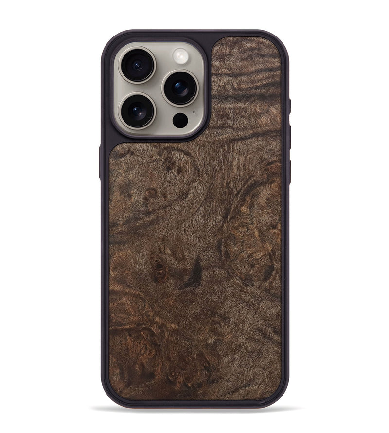 iPhone 15 Pro Max Wood Phone Case - Brian (Wood Burl, 728863)