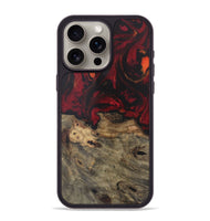 iPhone 15 Pro Max Wood Phone Case - Ross (Red, 728867)