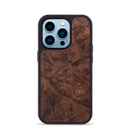 iPhone 14 Pro Wood Phone Case - Berrie (Wood Burl, 728874)