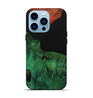 iPhone 14 Pro Wood Live Edge Phone Case - Amanda (Wood Burl, 728884)