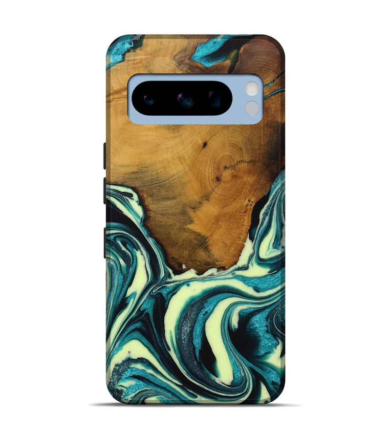 Pixel 8 Pro Wood Live Edge Phone Case - Barnard (Green, 728888)