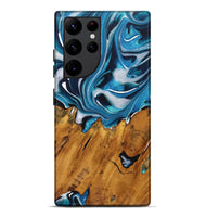 Galaxy S22 Ultra Wood Live Edge Phone Case - Lawton (Blue, 728890)