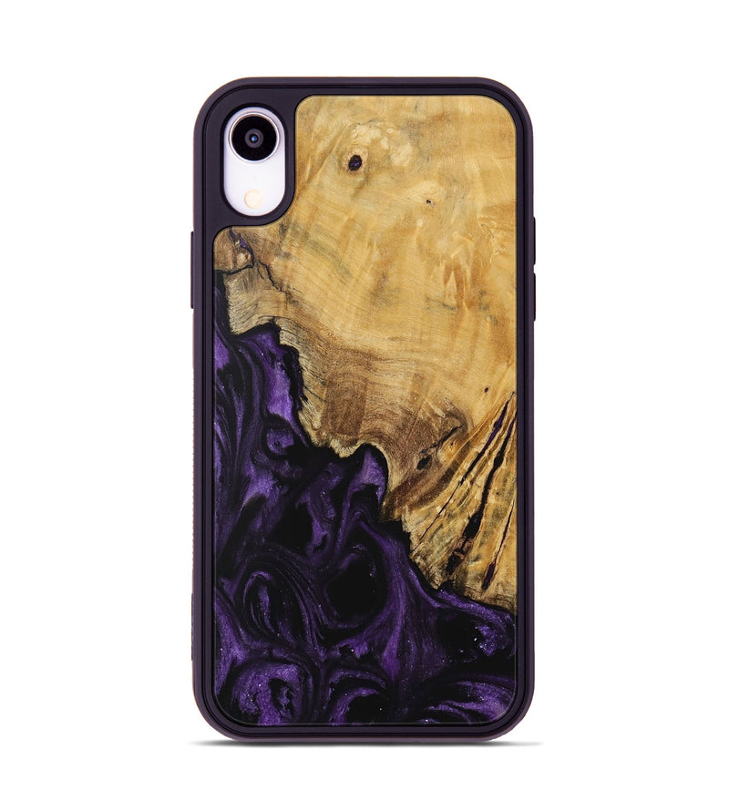 iPhone Xr Wood Phone Case - Veneice (Purple, 729015)