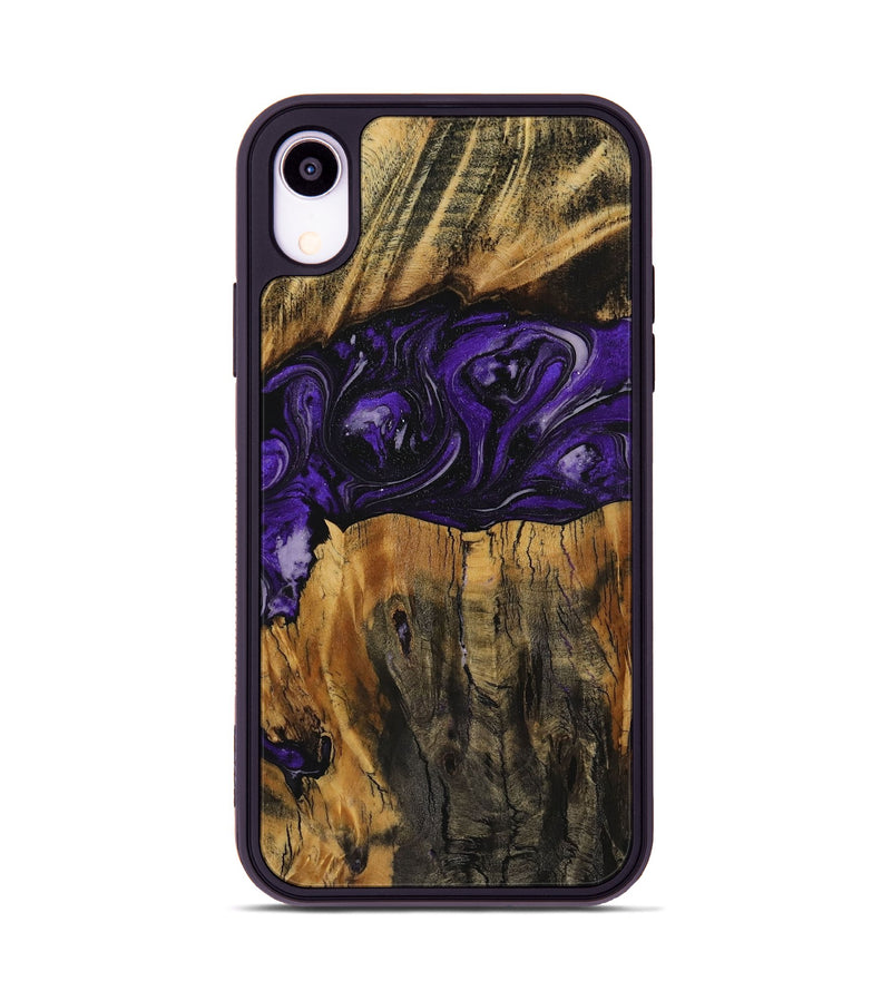 iPhone Xr Wood Phone Case - Herma (Purple, 729024)