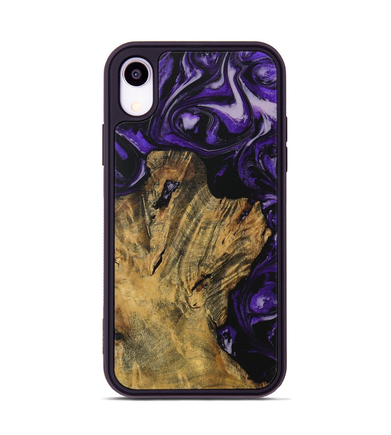 iPhone Xr Wood Phone Case - Kaylen (Purple, 729030)