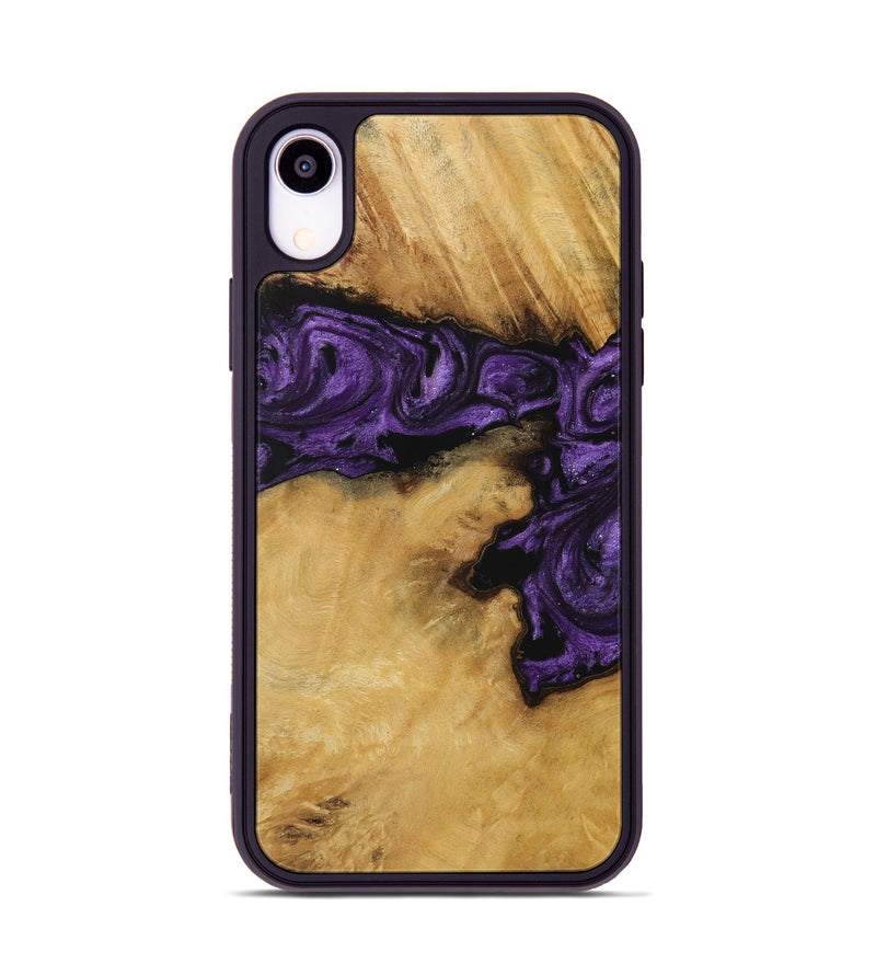 iPhone Xr Wood Phone Case - Kaycee (Purple, 729039)