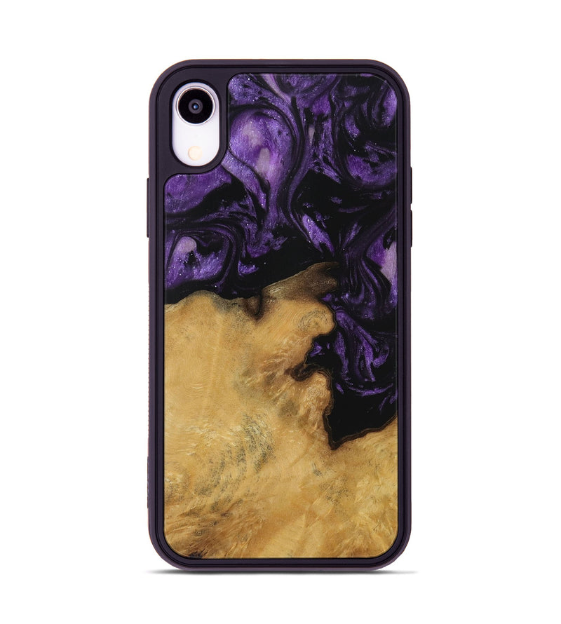 iPhone Xr Wood Phone Case - Ardeth (Purple, 729040)