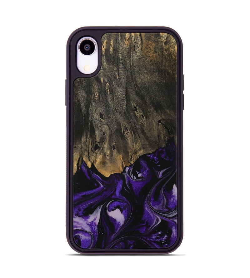 iPhone Xr Wood Phone Case - Lori (Purple, 729059)