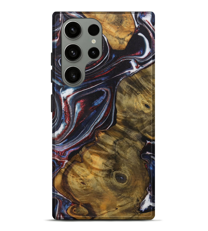 Galaxy S23 Ultra Wood Live Edge Phone Case - Tatum (Blue, 729130)