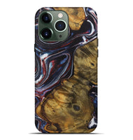 iPhone 13 Pro Max Wood Live Edge Phone Case - Tatum (Blue, 729130)