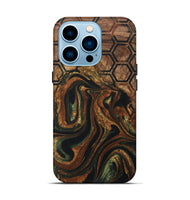 iPhone 14 Pro Wood Live Edge Phone Case - Judye (Pattern, 729139)