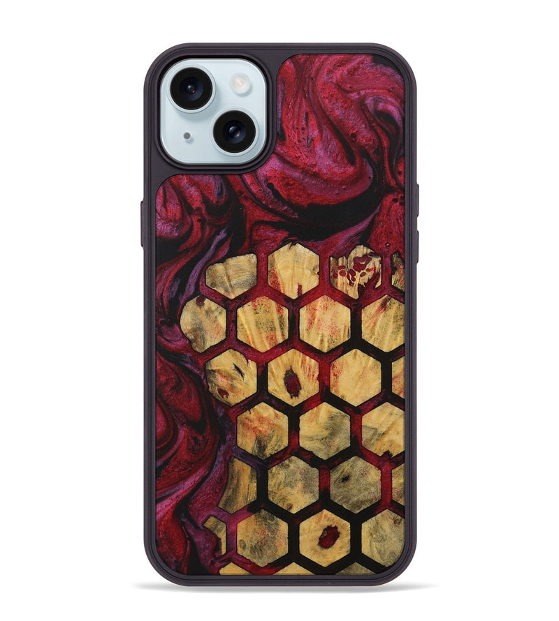 iPhone 15 Plus Wood Phone Case - Jeffie (Pattern, 729173)