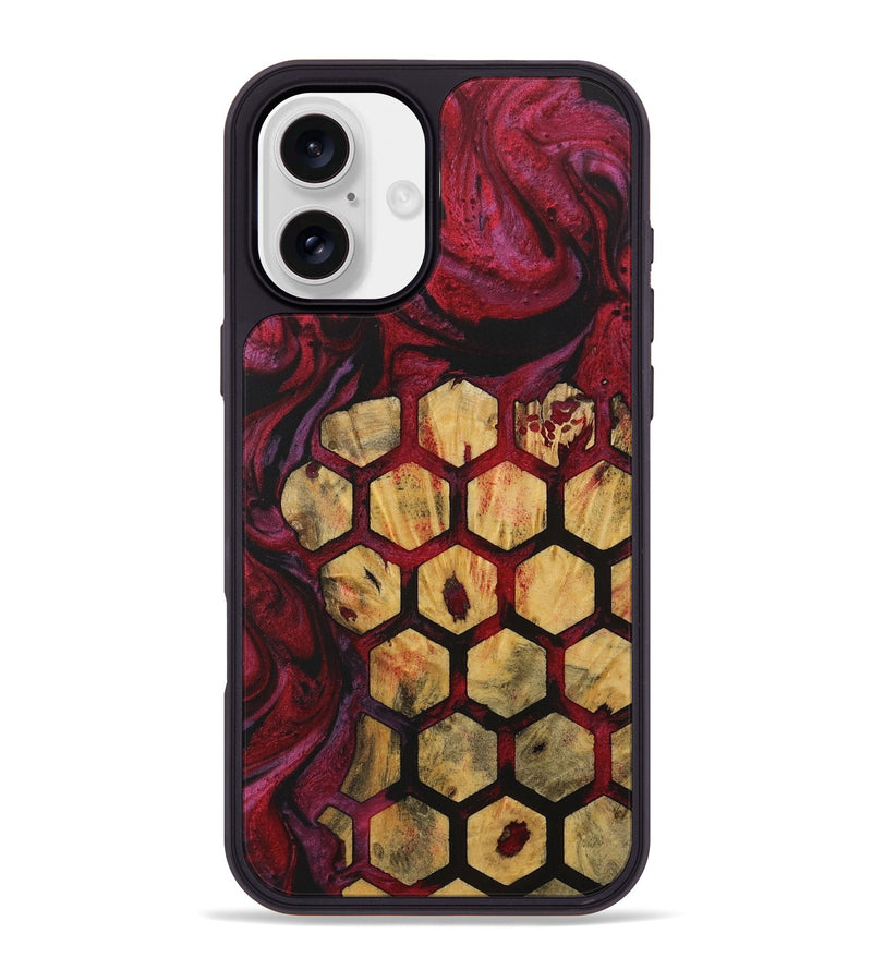 iPhone 16 Plus Wood Phone Case - Jeffie (Pattern, 729173)