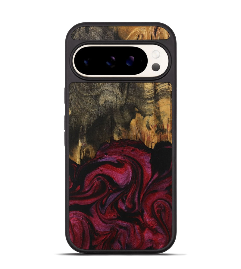 Pixel 9 Pro Wood Phone Case - Germana (Red, 729175)