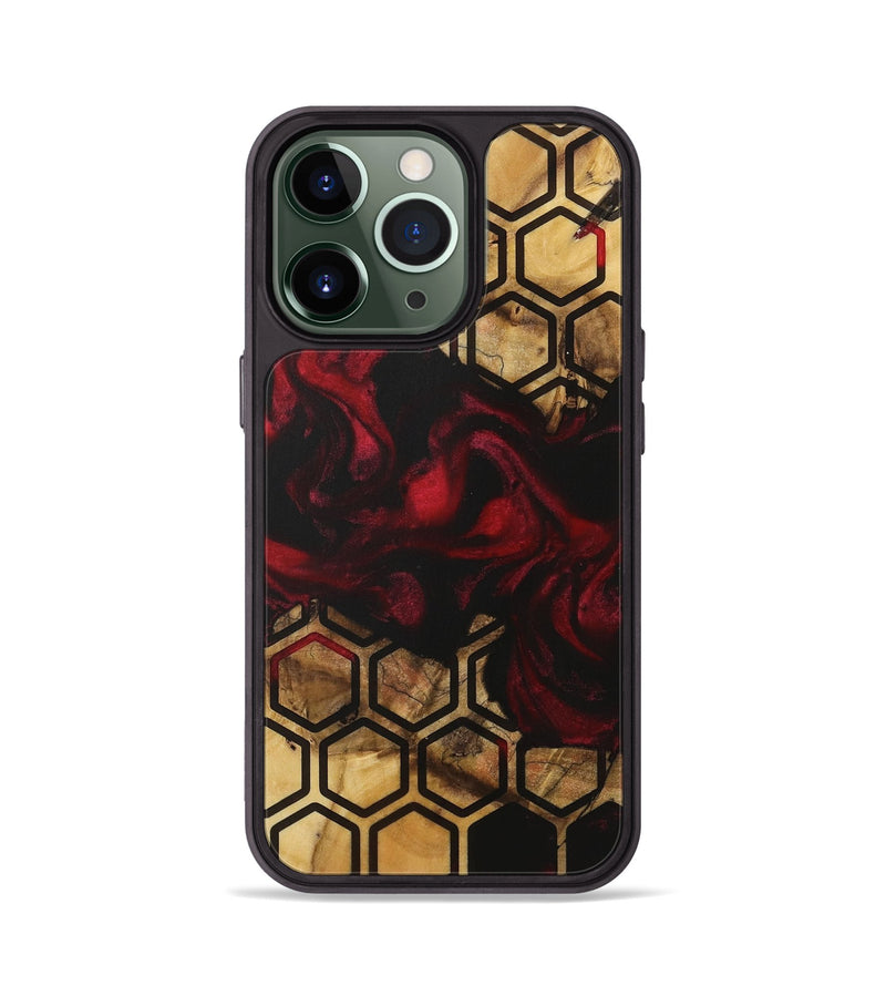 iPhone 13 Pro Wood Phone Case - Austyn (Pattern, 729187)