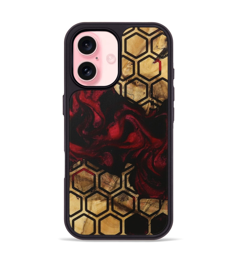 iPhone 16 Wood Phone Case - Austyn (Pattern, 729187)