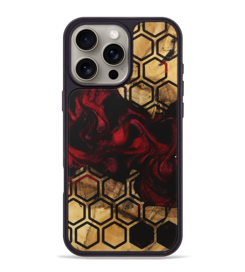 iPhone 16 Pro Max Wood Phone Case - Austyn (Pattern, 729187)