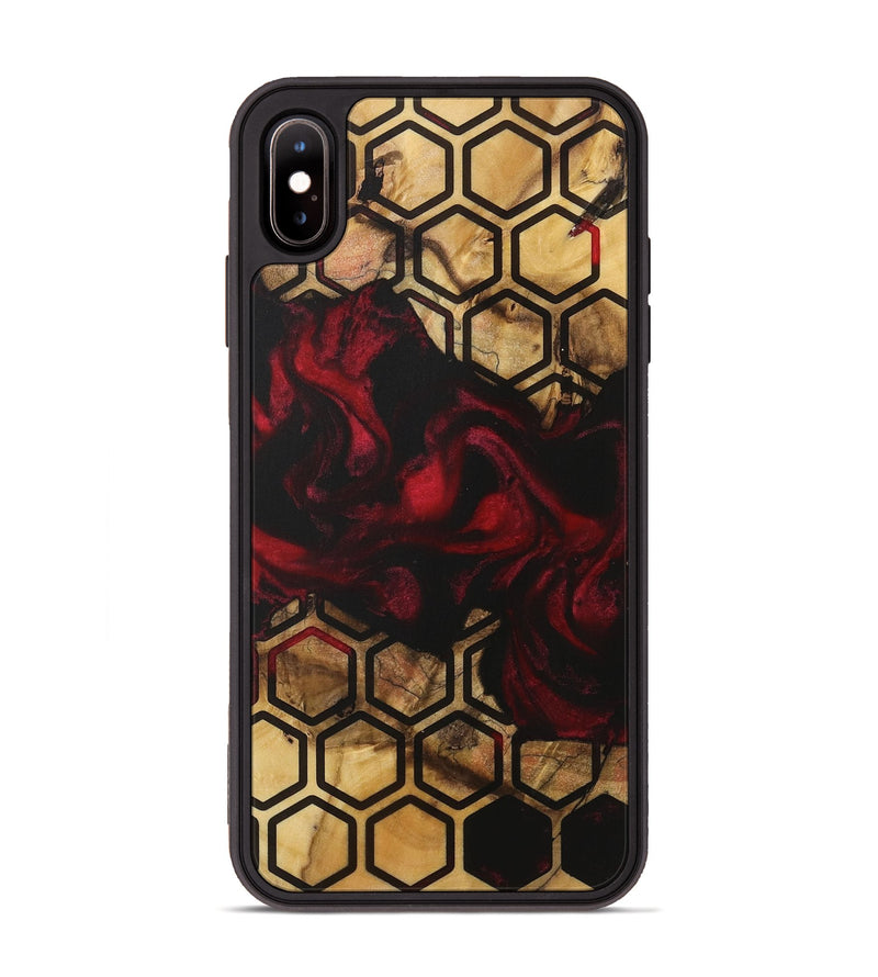 iPhone Xs Max Wood Phone Case - Austyn (Pattern, 729187)