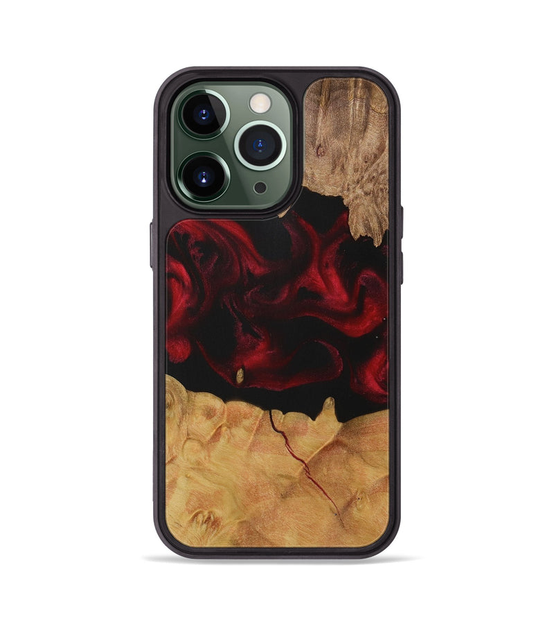 iPhone 13 Pro Wood Phone Case - Dillard (Red, 729189)