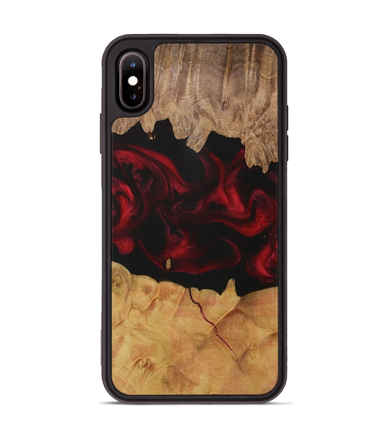 iPhone Xs Max Wood Phone Case - Dillard (Red, 729189)