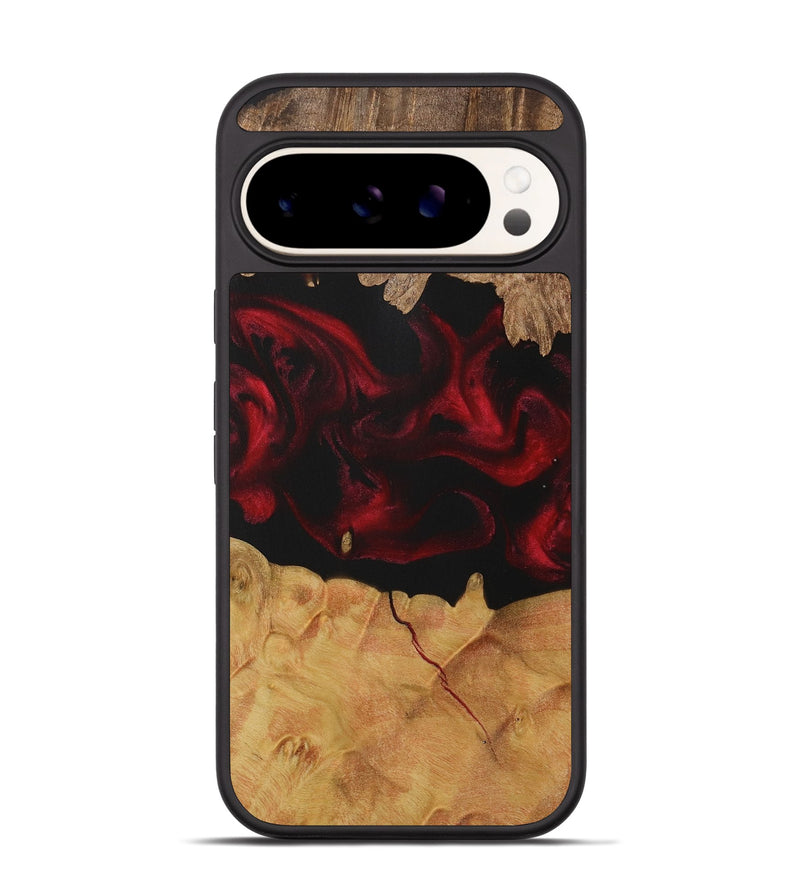 Pixel 9 Pro Wood Phone Case - Dillard (Red, 729189)