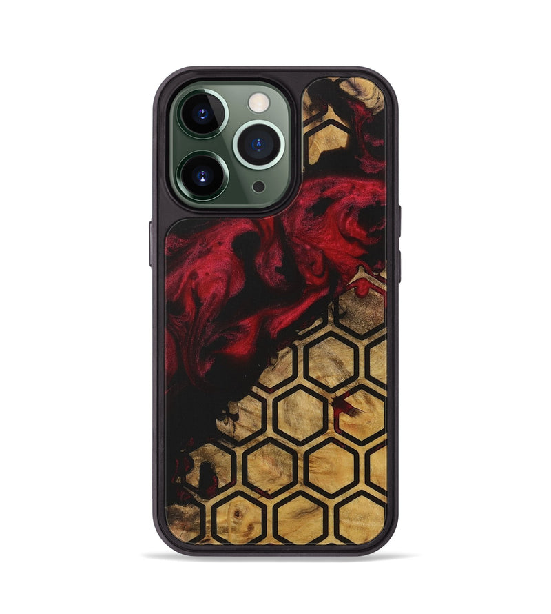 iPhone 13 Pro Wood Phone Case - Regenia (Pattern, 729193)