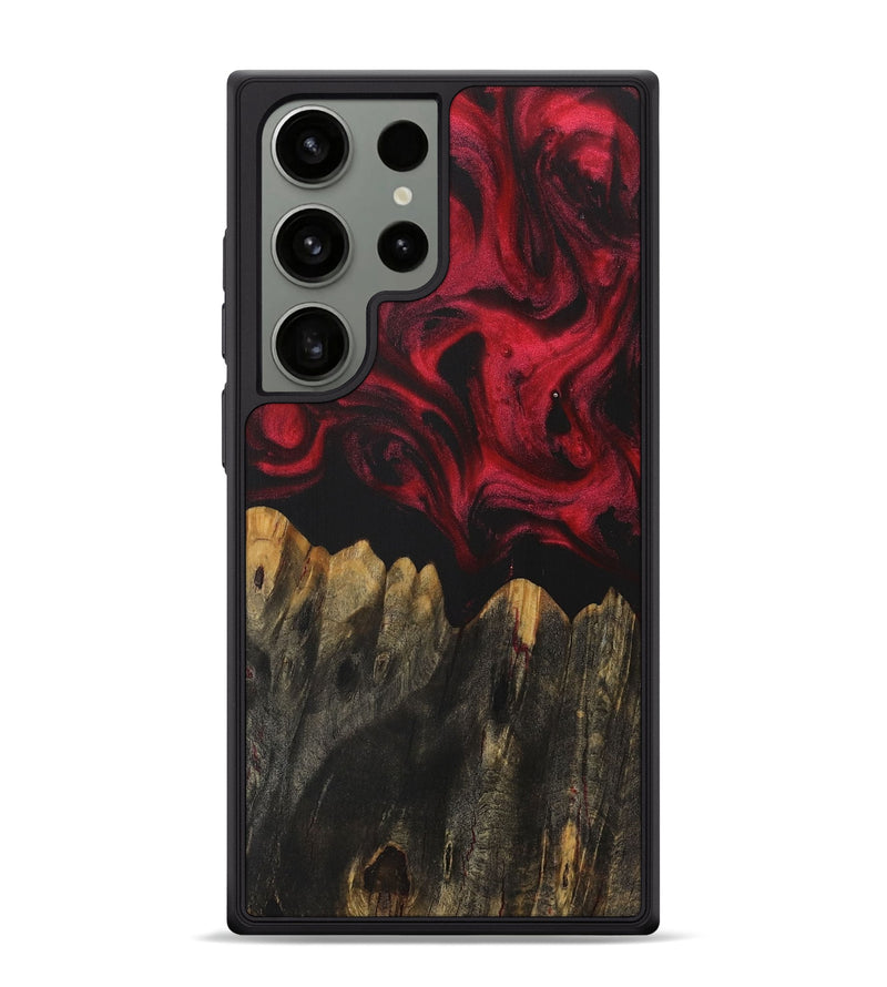 Galaxy S24 Ultra Wood Phone Case - Rosetta (Red, 729195)