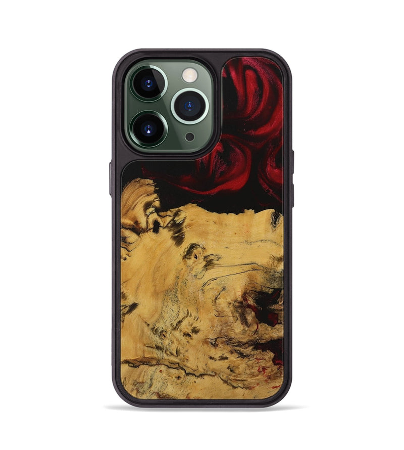 iPhone 13 Pro Wood Phone Case - Sariah (Red, 729259)