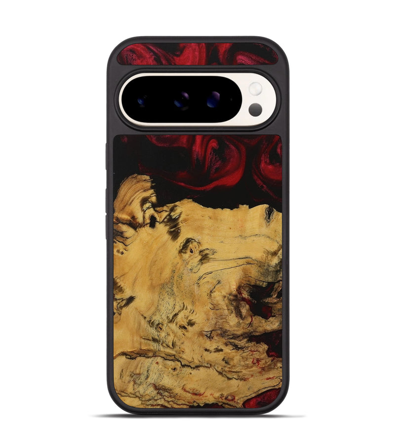 Pixel 9 Pro Wood Phone Case - Sariah (Red, 729259)