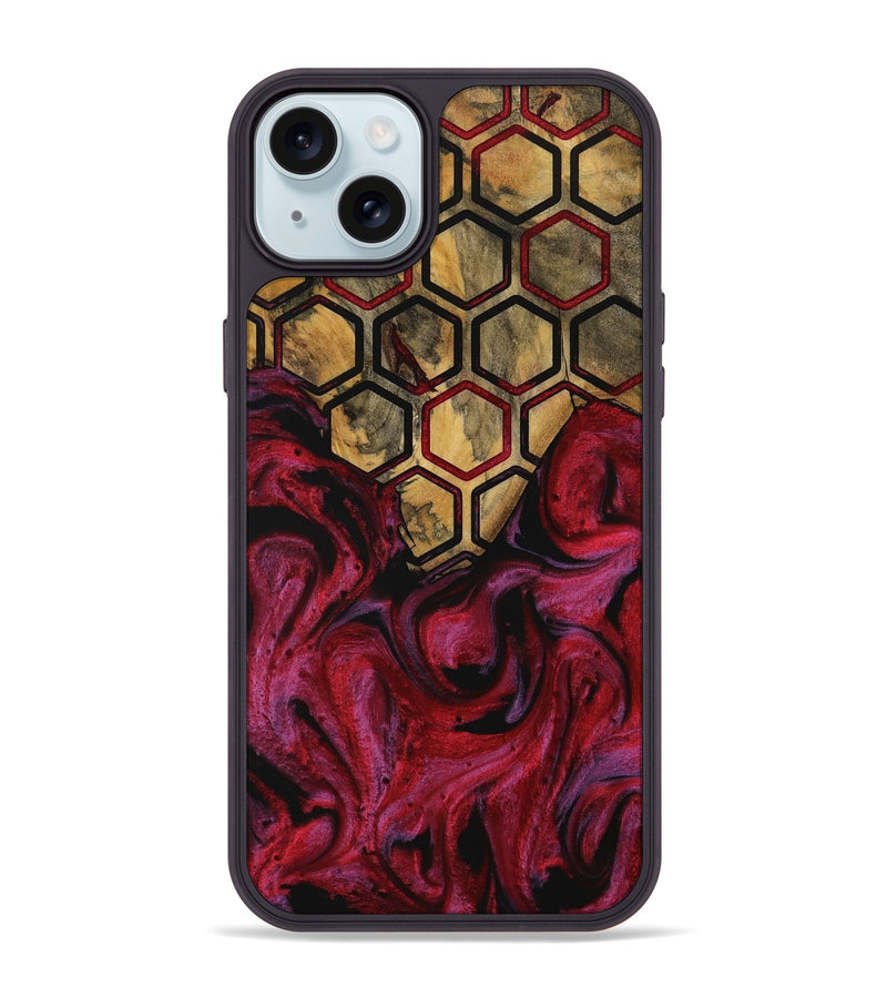 iPhone 15 Plus Wood Phone Case - Gaye (Pattern, 729276)