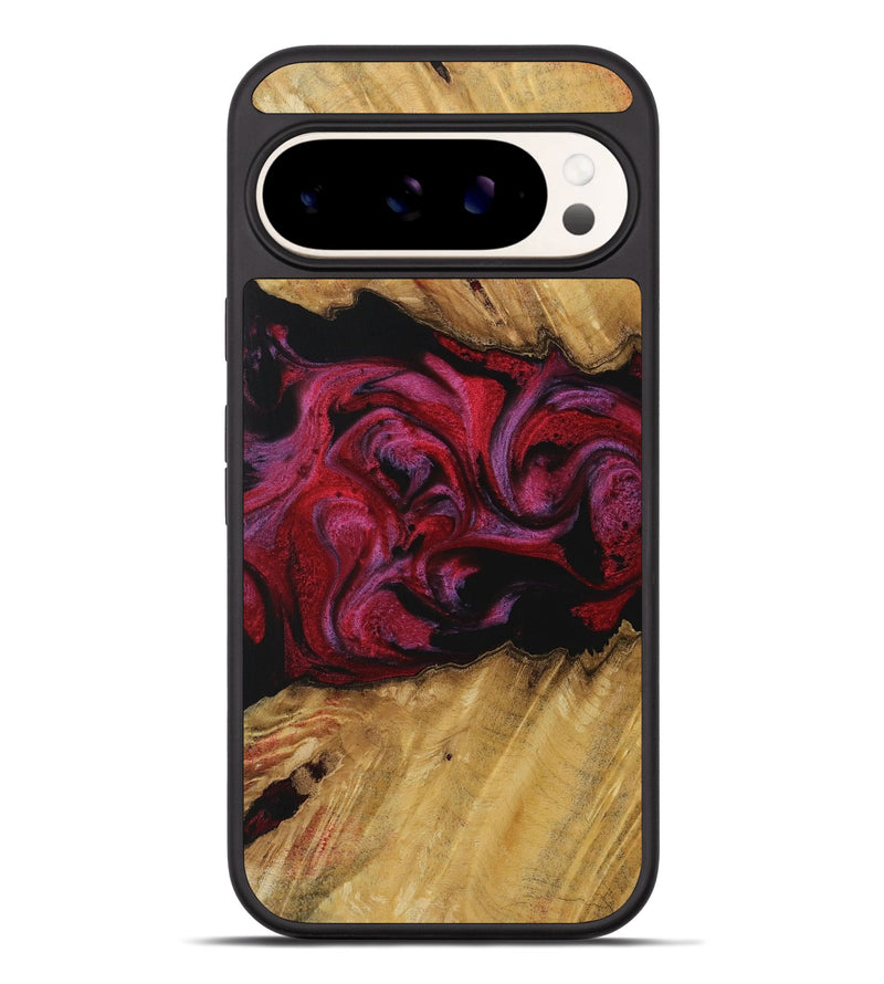 Pixel 9 Pro XL Wood Phone Case - Rieni (Red, 729281)