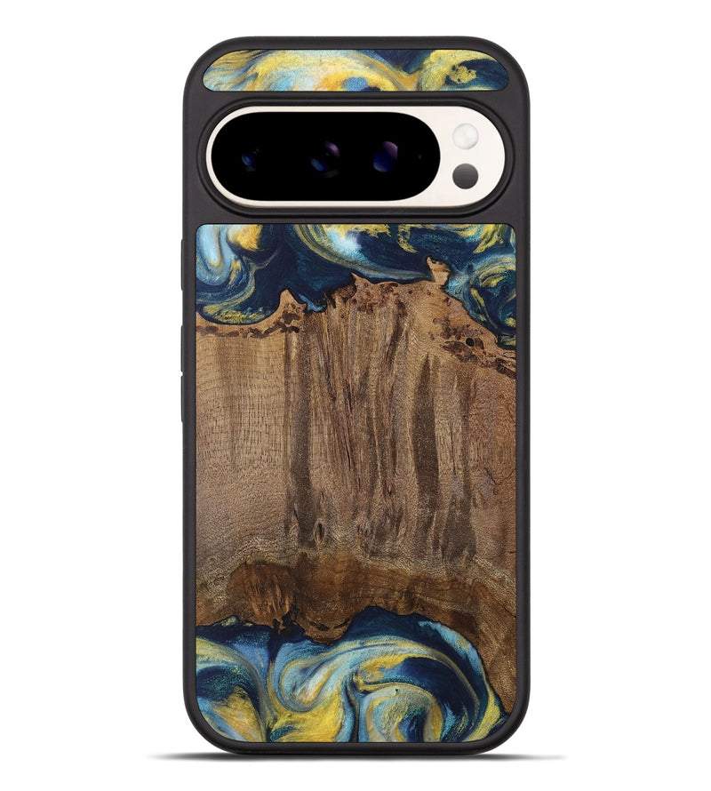 Pixel 9 Pro XL Wood Phone Case - Takis (Teal & Gold, 729297)