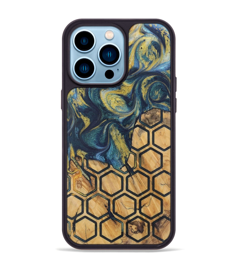 iPhone 14 Pro Max Wood Phone Case - Anabel (Pattern, 729336)