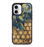 iPhone 16 Plus Wood Phone Case - Anabel (Pattern, 729336)