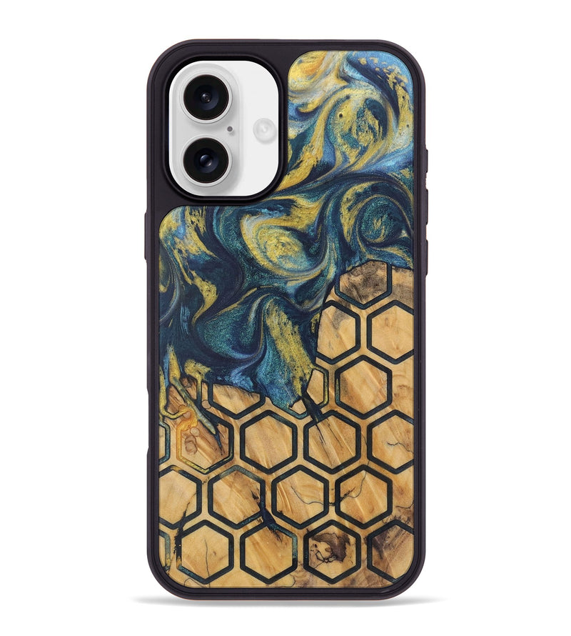 iPhone 16 Plus Wood Phone Case - Anabel (Pattern, 729336)