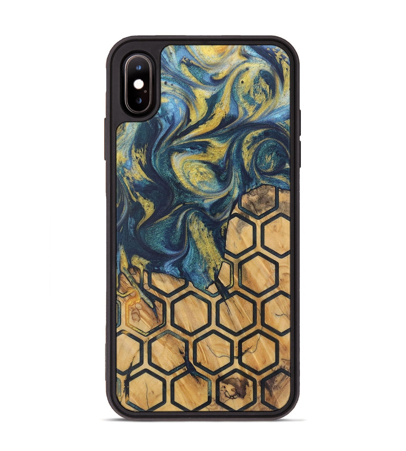 iPhone Xs Max Wood Phone Case - Anabel (Pattern, 729336)