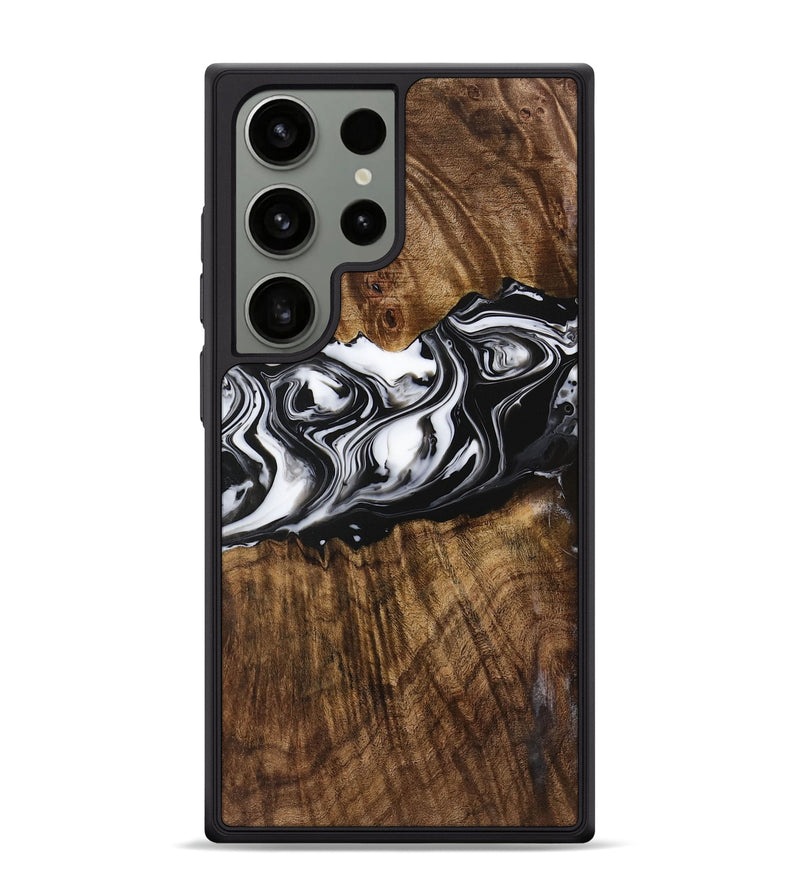 Galaxy S24 Ultra Wood Phone Case - Zona (Black & White, 729378)