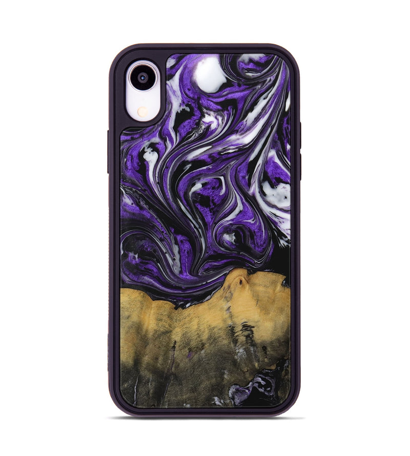 iPhone Xr Wood Phone Case - Viviana (Purple, 729380)