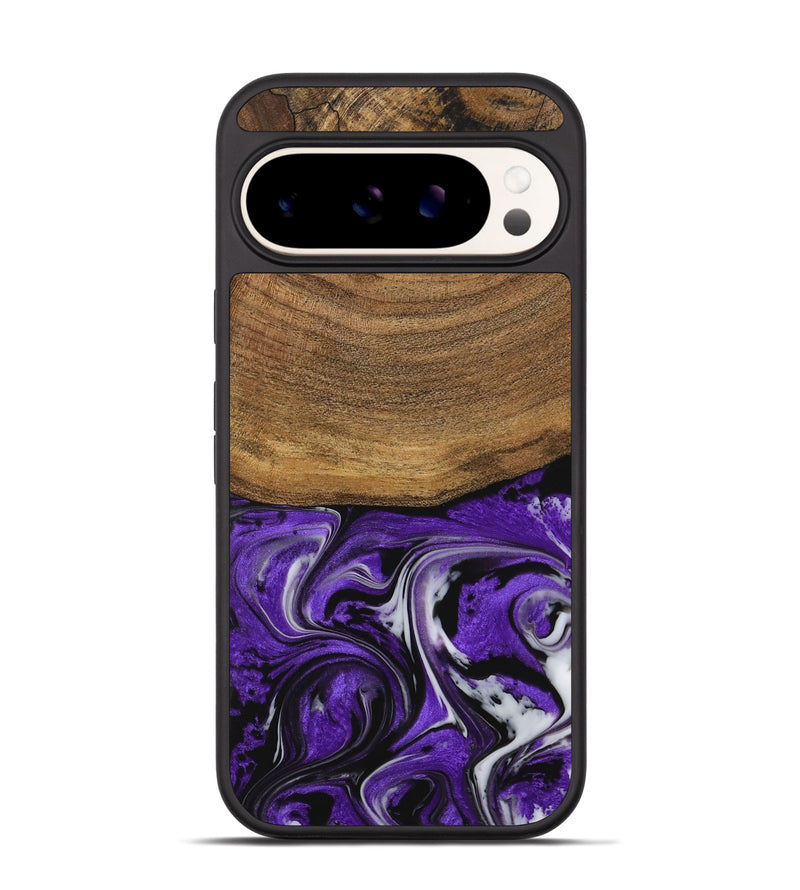 Pixel 9 Wood Phone Case - Malory (Purple, 729381)