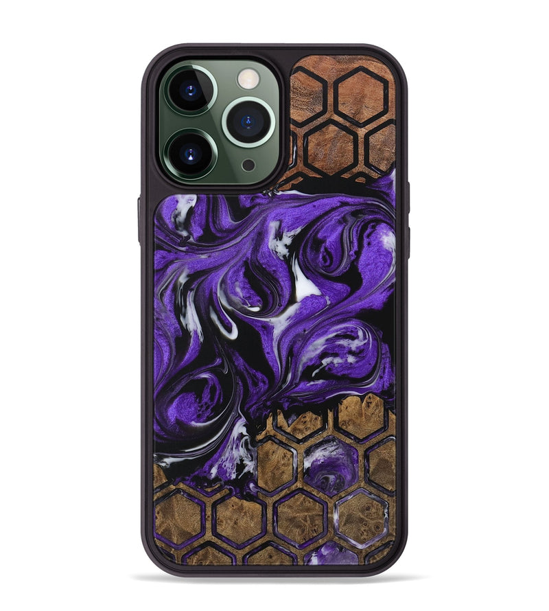 iPhone 13 Pro Max Wood Phone Case - Daphine (Pattern, 729388)