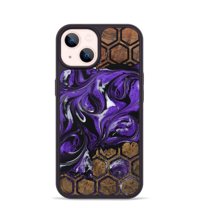 iPhone 14 Wood Phone Case - Daphine (Pattern, 729388)