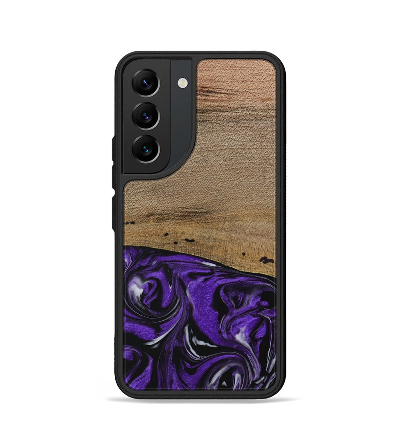 Galaxy S22 Wood Phone Case - Kishor (Purple, 729391)