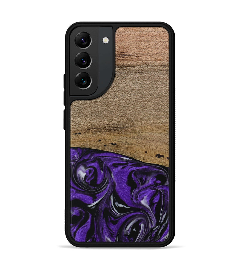 Galaxy S22 Plus Wood Phone Case - Kishor (Purple, 729391)