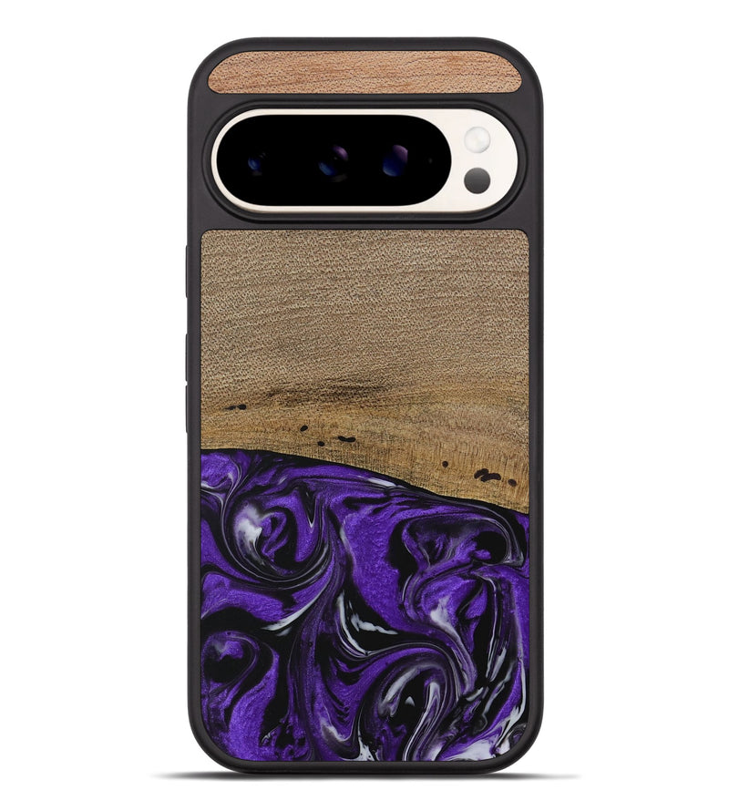 Pixel 9 Pro XL Wood Phone Case - Kishor (Purple, 729391)