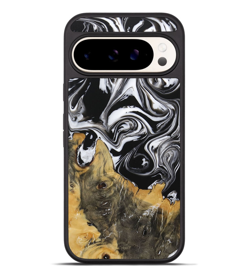 Pixel 9 Pro XL Wood Phone Case - Steward (Black & White, 729395)