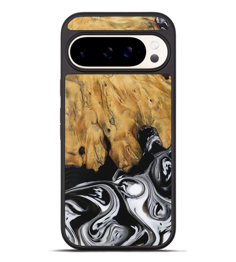 Pixel 9 Pro XL Wood Phone Case - Ranvir (Black & White, 729397)