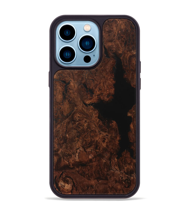 iPhone 14 Pro Max Wood Phone Case - Orelie (Wood Burl, 729403)