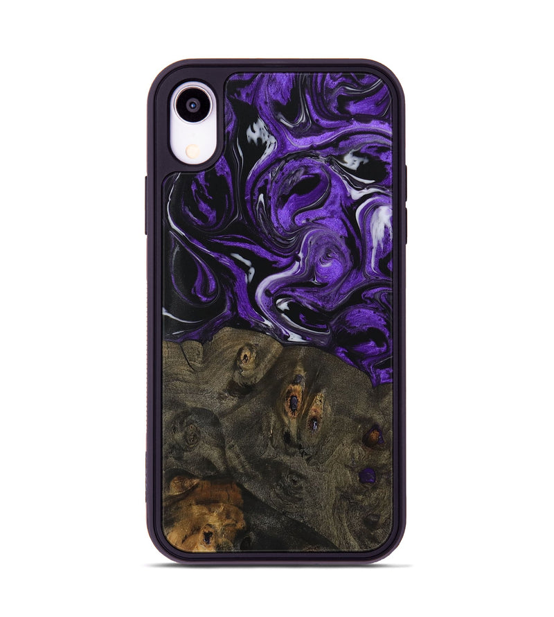 iPhone Xr Wood Phone Case - Jorry (Purple, 729411)